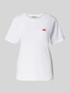 Smith and Soul T-Shirt mit Motiv-Stitching Weiss