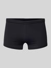 HOM Badehose in unifarbenem Design Modell 'SEA LIFE' Black