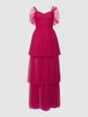 Lace & Beads Avondjurk in off shoulder-design Violet