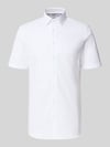 Jake*s Slim Fit Business-Hemd mit Kentkragen Weiss
