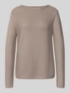 Marc O'Polo Regular Fit Strickpullover aus reiner Baumwolle Stein
