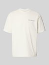 Marc O'Polo DENIM Relaxed Fit T-Shirt aus reiner Baumwolle Weiss