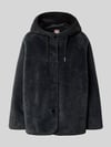 OAKWOOD Teddyjacke mit Kapuze Modell 'SEOUL' Anthrazit
