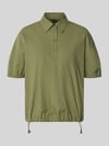 Marc Cain Regular Fit Bluse mit Polokragen Oliv