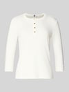 Tommy Hilfiger Slim Fit T-Shirt aus reiner Baumwolle Ecru