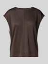 OPUS T-Shirt mit Rundhalsausschnitt Modell 'Slummi' Dunkelbraun