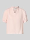 Neo Noir Blusenshirt aus Leinen-Baumwoll-Mix Modell 'Odesa' Rosa