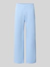 REVIEW Straight Fit Sweatpants Baumwoll-Mix Eisblau