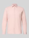 CINQUE Slim Fit Freizeithemd aus Leinen-Mix Modell 'Steven' Pink