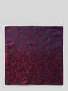 MONTI Seideneinstecktuch mit Allover-Muster Rot