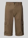 Christian Berg Men Bermuda met cargozakken Taupe