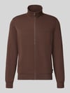 s.Oliver RED LABEL Regular Fit Sweatjacke aus Baumwoll-Mix Schoko