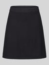 PIECES Mini-Rock mit ausgestellter Rockpartie Black
