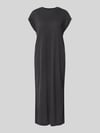 PIECES Gerades Freizeitkleid aus Viskose-Mix Modell 'ANORA' Black