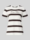 Tommy Hilfiger regular fit T-shirt van puur katoen Donkerbruin