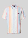 Tommy Jeans Relaxed Fit Freizeithemd aus reiner Baumwolle Orange