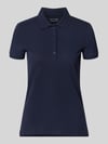 Christian Berg Woman Slim Fit Poloshirt mit Knopfleiste Dunkelblau