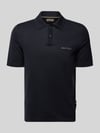 Marc O'Polo Regular Fit Poloshirt aus reiner Baumwolle - Marc O'Polo × DFB Travel Collection Dunkelblau