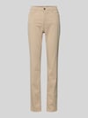 Brax Flared Fit Jeans mit Lyocell-Anteil Modell 'Mary' Beige