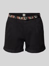 ragwear Shorts mit Gürtel Modell 'Heeven' Black