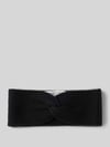 Christian Berg Woman Stirnband aus reinem Kaschmir Black