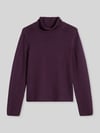 Marc O'Polo Turtleneck aus reiner Baumwolle Pflaume