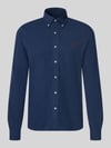Polo Ralph Lauren Regular Fit Freizeithemd aus reiner Baumwolle Marine Melange