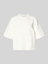 MSCH Copenhagen Relaxed Fit T-Shirt mit Rundhalsausschnitt Modell 'Maelee' Offwhite