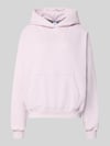 Nike Oversized Hoodie aus Baumwoll-Mix Hellrosa