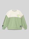 s.Oliver RED LABEL Bluza o kroju relaxed fit z mieszanki bawełny Trzcinowy