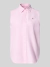 Polo Ralph Lauren Relaxed Fit Hemdbluse aus reiner Baumwolle Pink