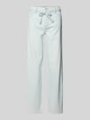 Buena Vista Wide Leg Jeans mit Bindegürtel Hellblau