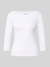JJXX Slim Fit Longsleeve mit 3/4-Arm Modell 'FIFI' Weiss