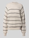 DRYKORN Oversized Strickpullover mit Stehkragen Modell 'LARELY' Sand
