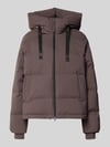 MOS MOSH Daunenjacke in Stepp-Optik mit Reißverschluss Modell 'Jilly Hope' Taupe
