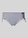Venice Beach Bikinihose mit Schleifen-Details Modell 'Summer' Dunkelblau
