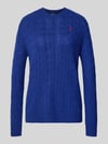 Polo Ralph Lauren Wollpullover aus Lanawoll-Kaschmir-Mix Marine