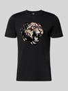 Antony Morato regular fit T-shirt met motiefprint Zwart