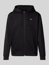 Tommy Jeans Regular Fit Sweatjacke mit Kapuze Black