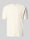DRYKORN T-Shirt mit Ärmelaufschlag und Rundhalsausschnitt Offwhite