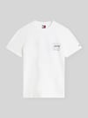 Tommy Jeans regular fit T-shirt van puur katoen met rugprint Wit