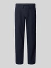 Selected Regular Fit Leinenhose mit Bügelfalten Modell 'LEROY' Dunkelblau