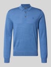 Polo Ralph Lauren Regular fit pullover van pure wol Jeansblauw