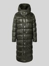 Blauer USA Regular Fit Steppmantel mit Label-Detail Modell 'BELLEVUE' Dunkelgruen