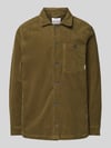 Lindbergh Relaxed fit overshirt met opgestikte borstzak Zand