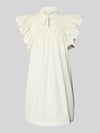 YAS mini-jurk met vlindermouwen model 'LURA' Offwhite
