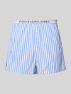 Polo Ralph Lauren Korte pyjamabroek met elastische band met logo Lichtblauw