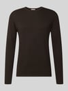 DRYKORN Regular Fit Longsleeve aus reiner Baumwolle Modell 'Irmino' Dunkelbraun