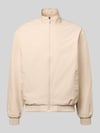 JACK & JONES Regular Fit Jacke mit Stehkragen Modell 'Charge' Beige