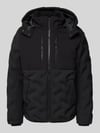 Tom Tailor Regular Fit Jacke mit abnehmbarer Kapuze Black